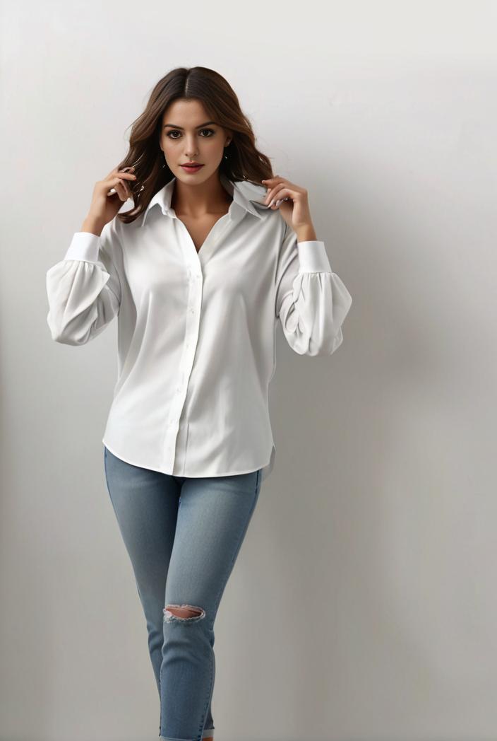plus size casual blouse women s plus solid button up lantern sleeve turn down collar nipped waist blouse 101671