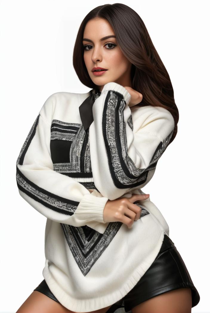 plus size casual sweatshirt women s plus graphic letter print long sleeve round neck slight stretch sweatshirt 101767