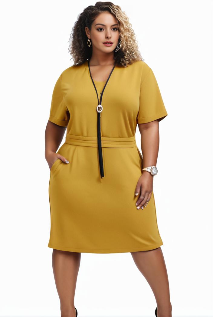 plus size faith letter print short sleeve midi dress with pockets women s plus slight stretch casual dress 102031