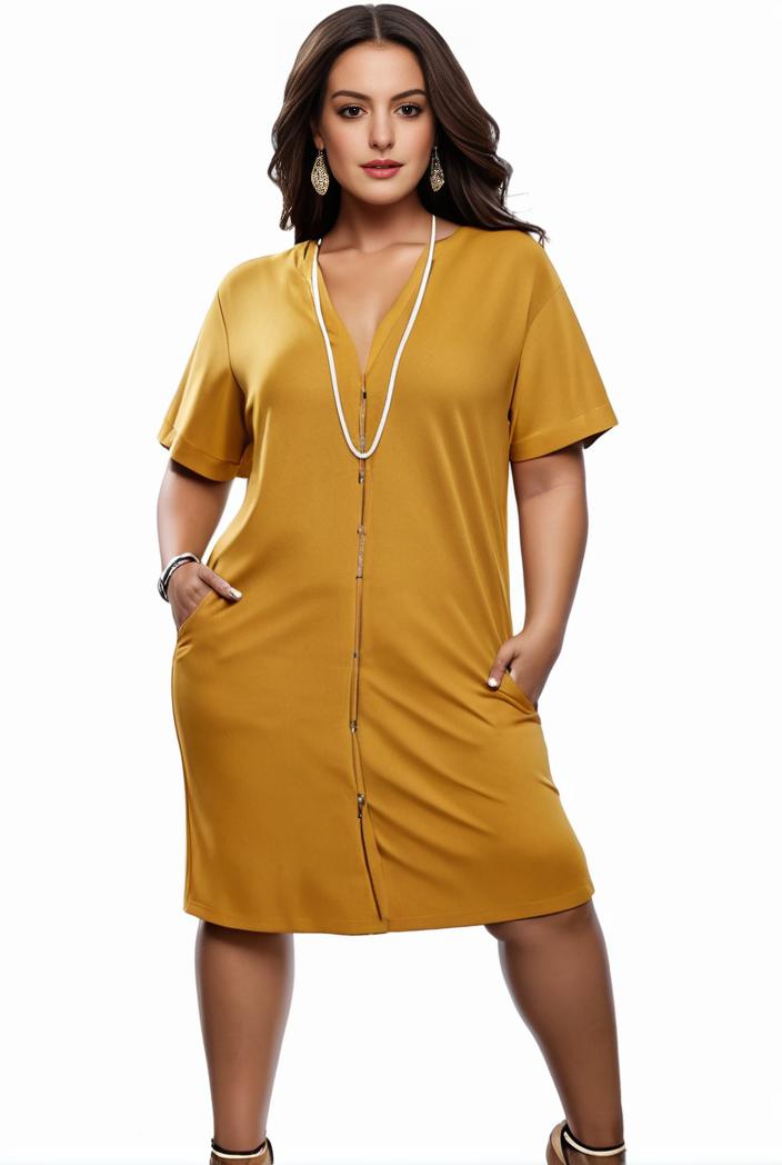 plus size faith letter print short sleeve midi dress with pockets women s plus slight stretch casual dress 102032