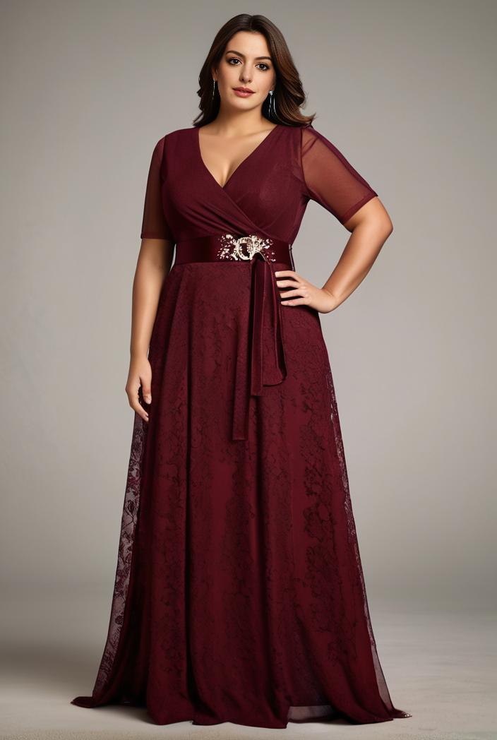 plus size floor length formal evening gowns for weddings 102156