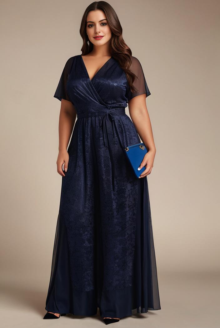 plus size floor length formal evening gowns for weddings 102185