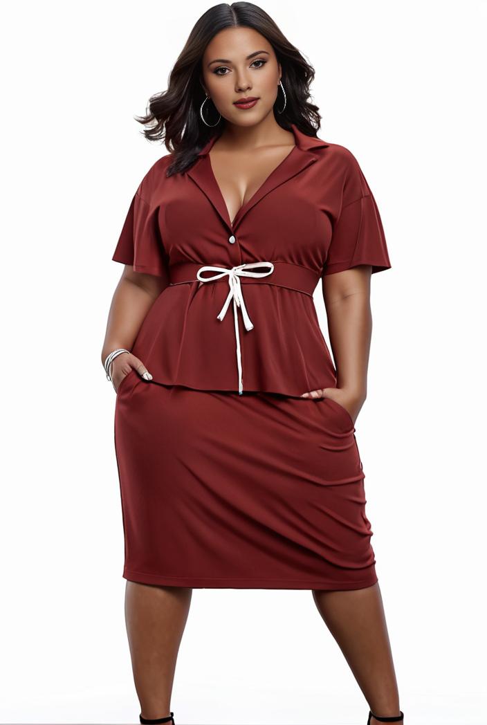 plus size faith letter print short sleeve midi dress with pockets women s plus slight stretch casual dress 108511