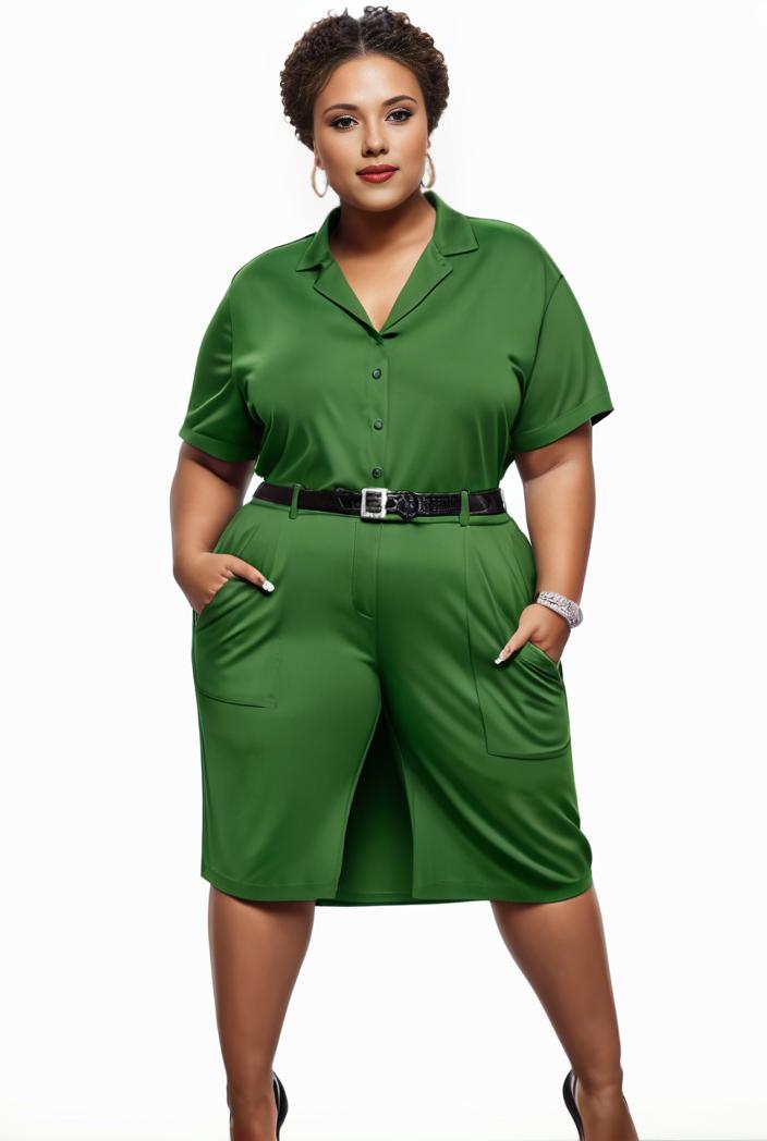 plus size faith letter print short sleeve midi dress with pockets women s plus slight stretch casual dress 108513