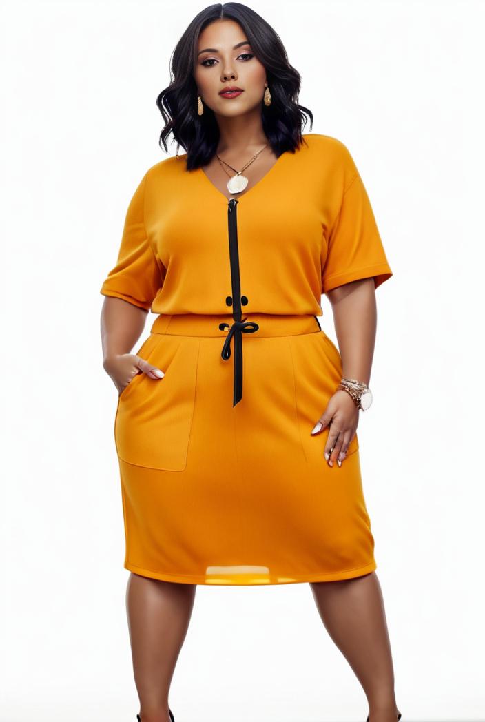 plus size faith letter print short sleeve midi dress with pockets women s plus slight stretch casual dress 108521