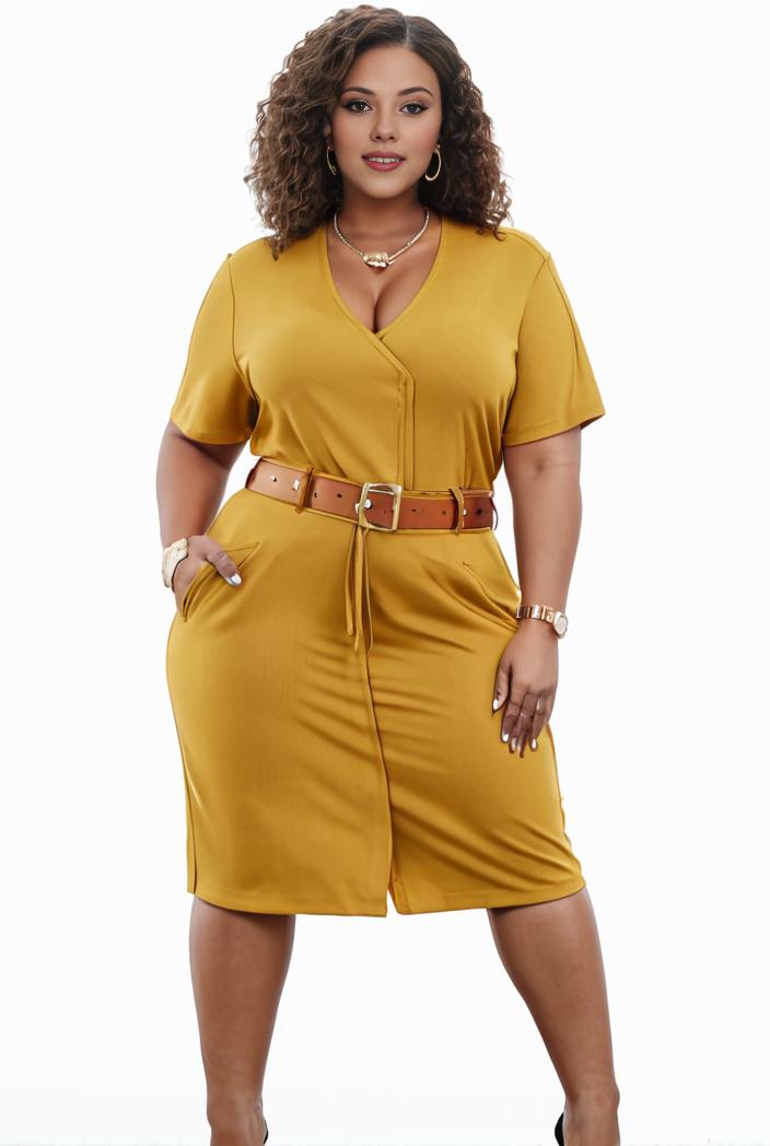 plus size faith letter print short sleeve midi dress with pockets women s plus slight stretch casual dress 108536
