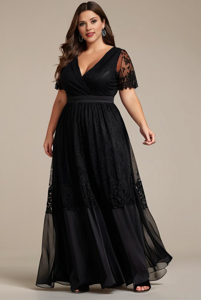 plus size floor length formal evening gowns for weddings 108544