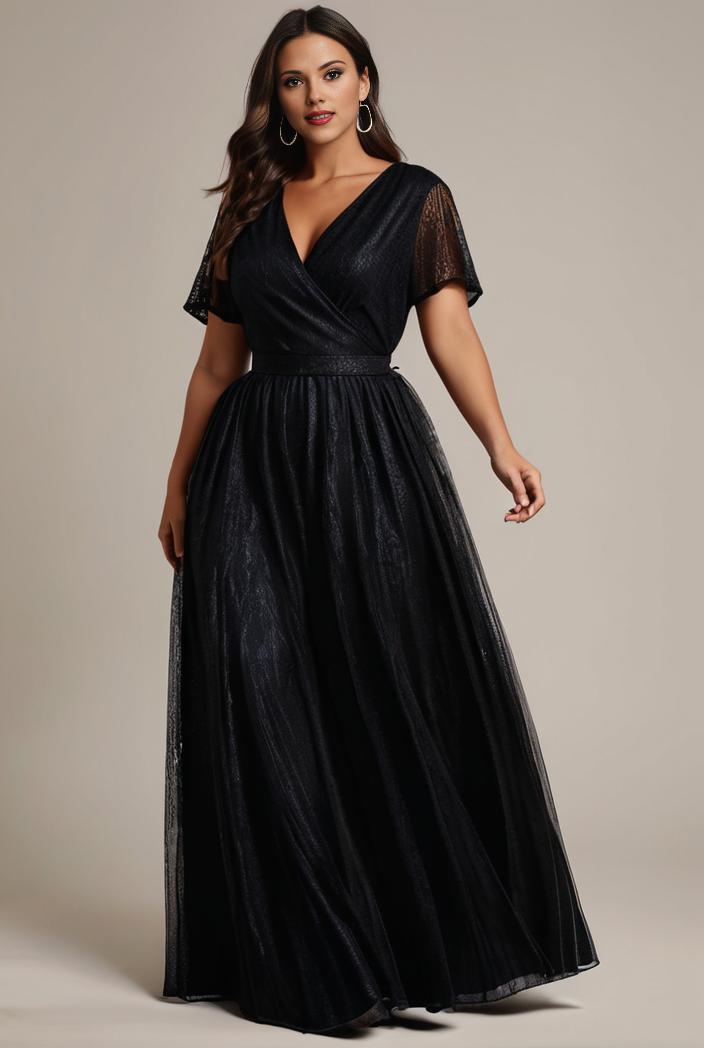 plus size floor length formal evening gowns for weddings 108545