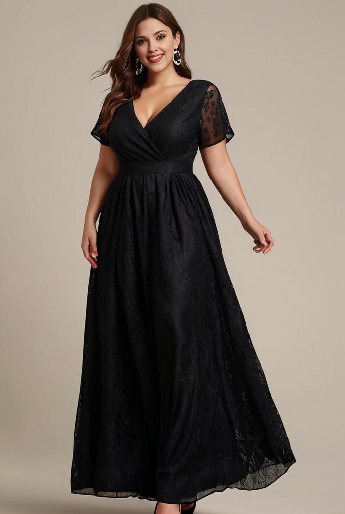 plus size floor length formal evening gowns for weddings 108549