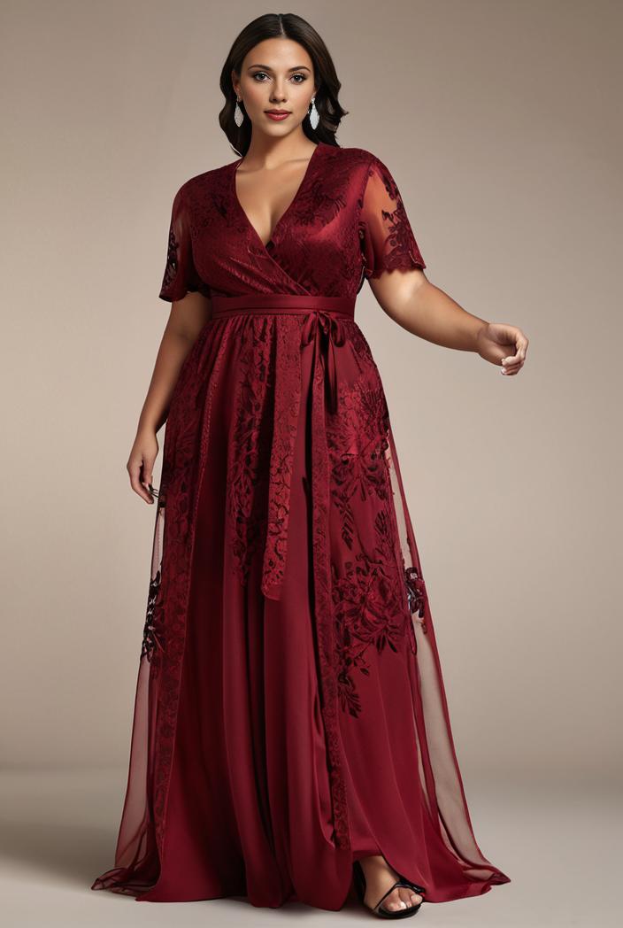 plus size floor length formal evening gowns for weddings 108560