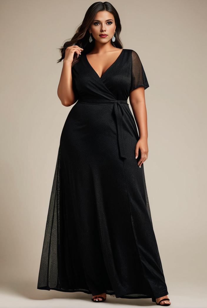plus size floor length formal evening gowns for weddings 108623