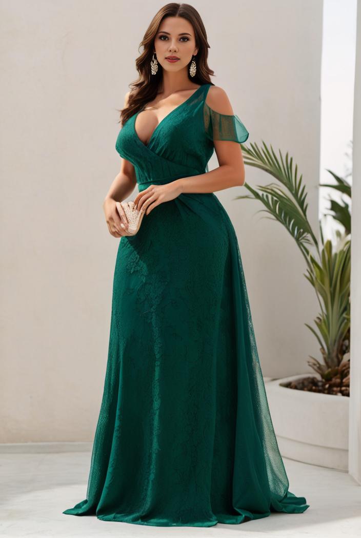 plus size floor length formal evening gowns for weddings 113576