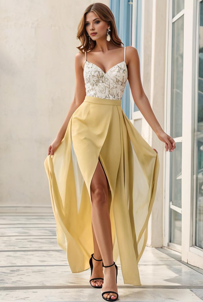 sleeveless v back tulle high low sequin appliques evening dresses 120483