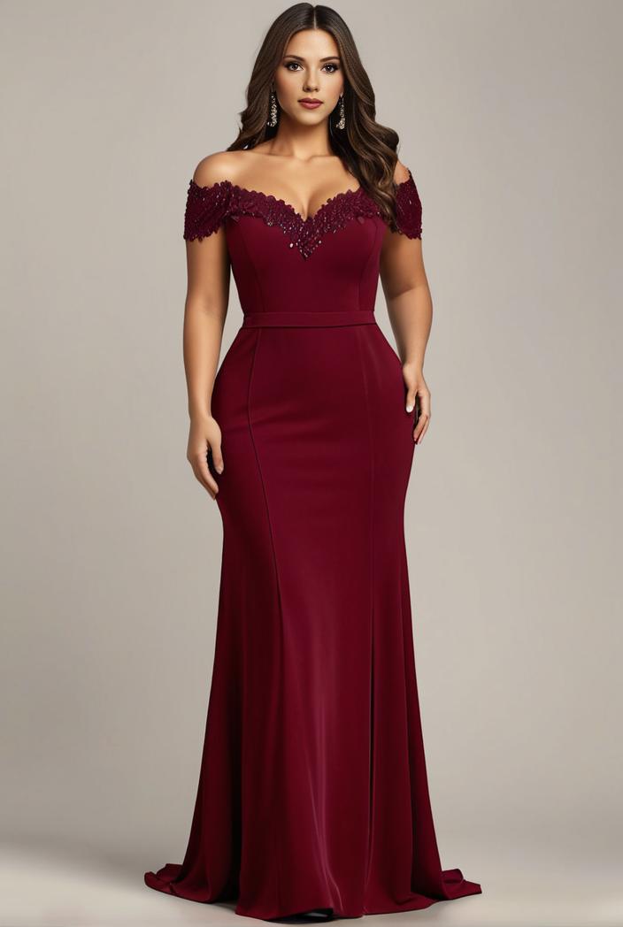 stylish plus size bodycon deep v neck sequin evening dress 121761