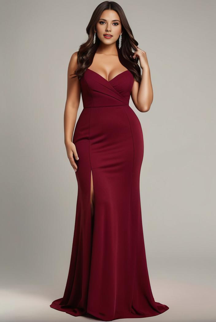 stylish plus size bodycon deep v neck sequin evening dress 121762