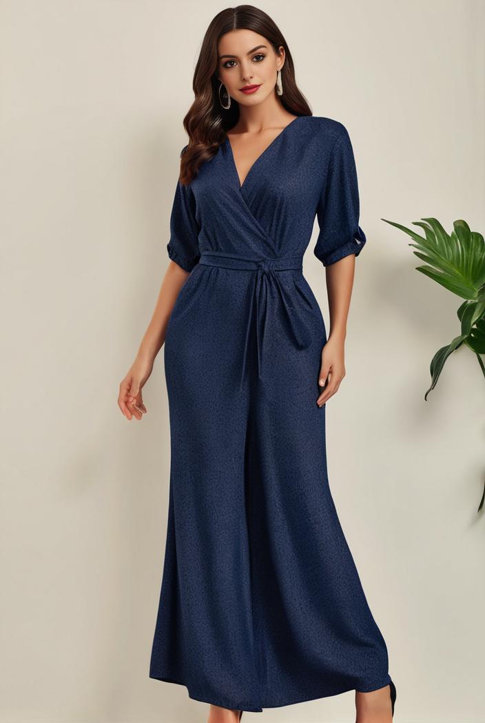 3 4 sleeve bodycon plunging back sequin evening dress 112318