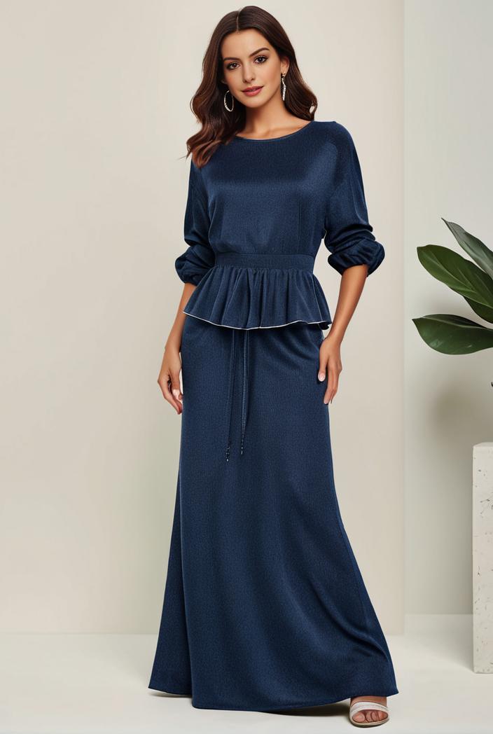 3 4 sleeve bodycon plunging back sequin evening dress 112323