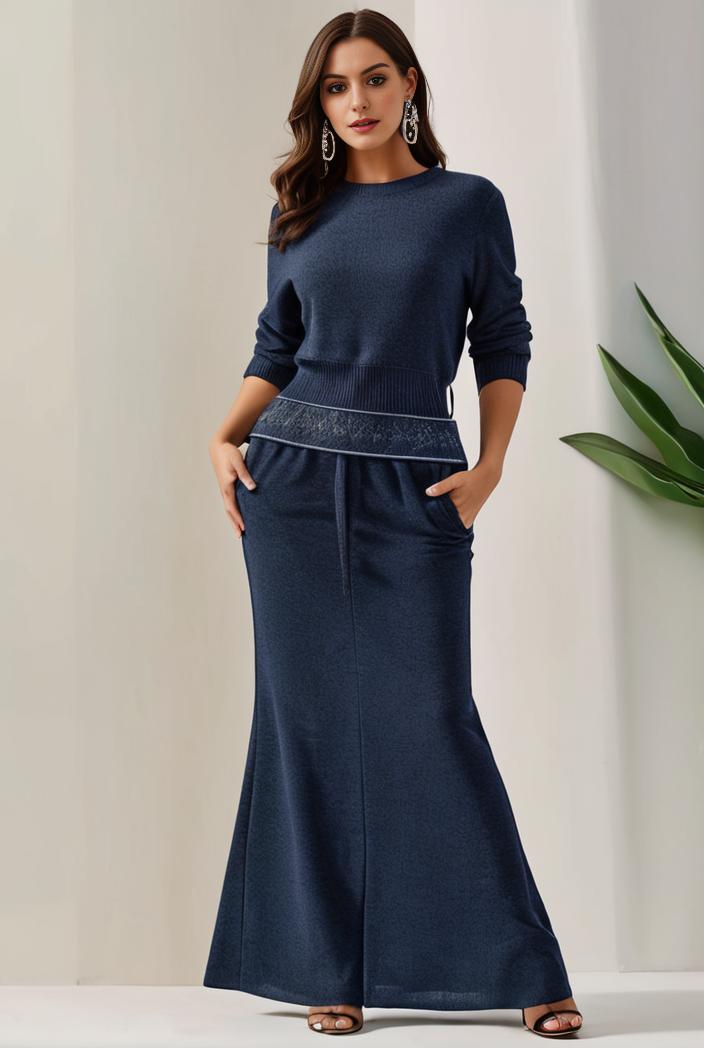 3 4 sleeve bodycon plunging back sequin evening dress 112324