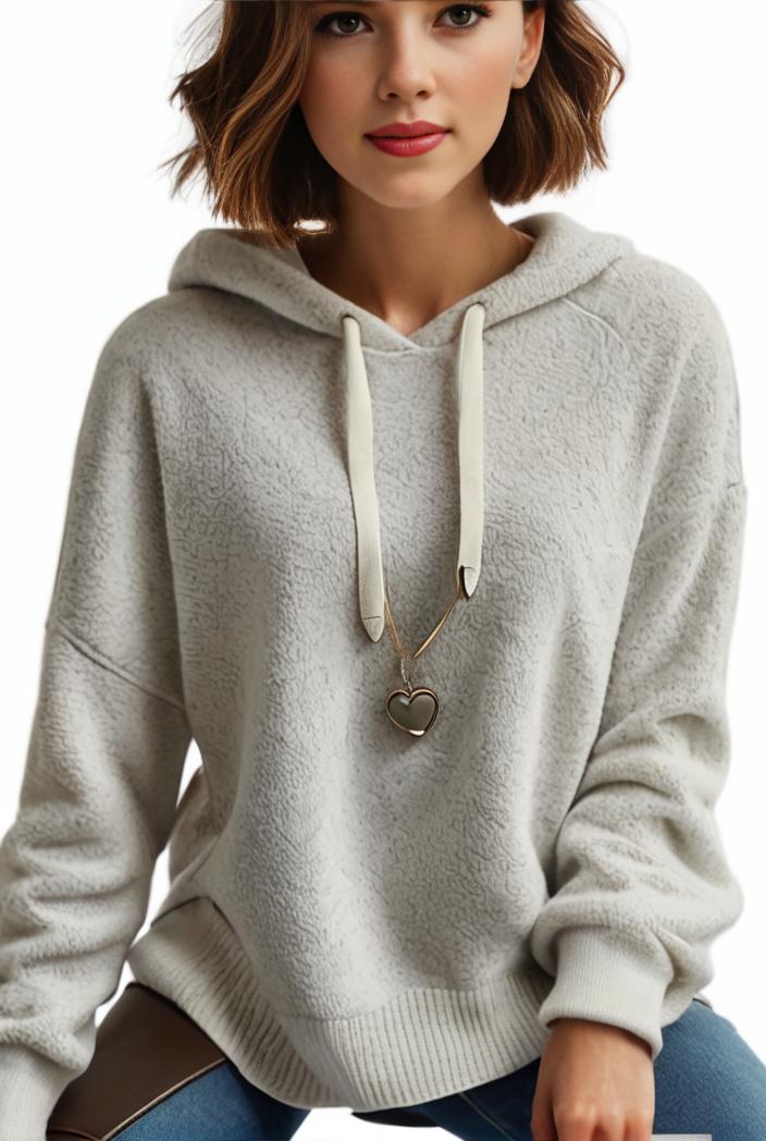 plus size casual hoodie women s plus solid ribbed long sleeve slight stretch hoodie drawstring sweatshirt 131424