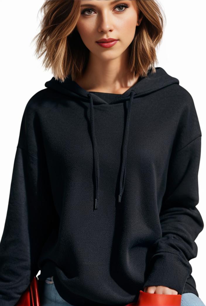 plus size casual hoodie women s plus solid ribbed long sleeve slight stretch hoodie drawstring sweatshirt 131430