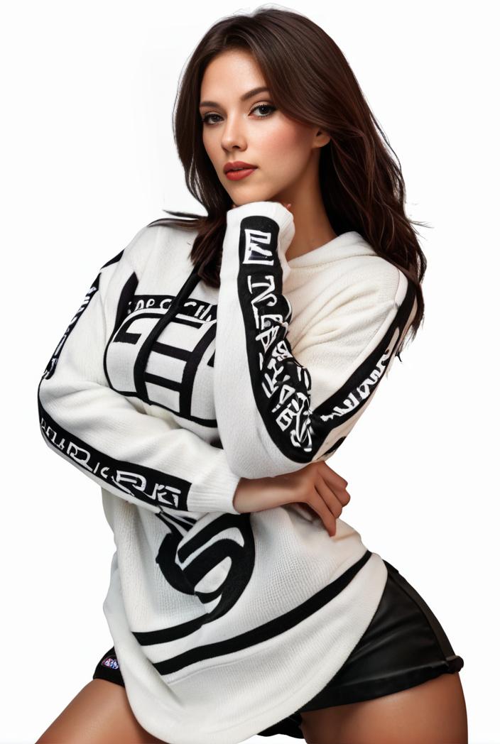 plus size casual sweatshirt women s plus graphic letter print long sleeve round neck slight stretch sweatshirt 131503