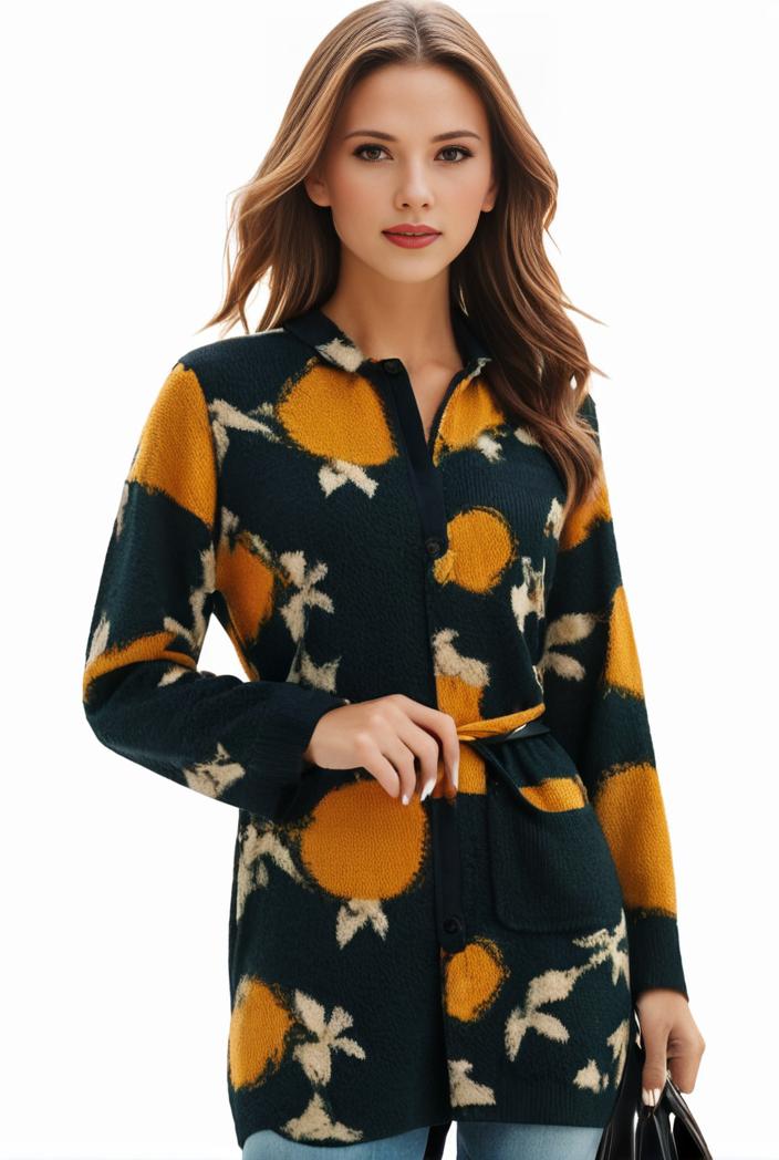 plus size halloween coat women s pus allover cat pumpkin print long sleeve open front medium stretch cardigan overcoat 132391
