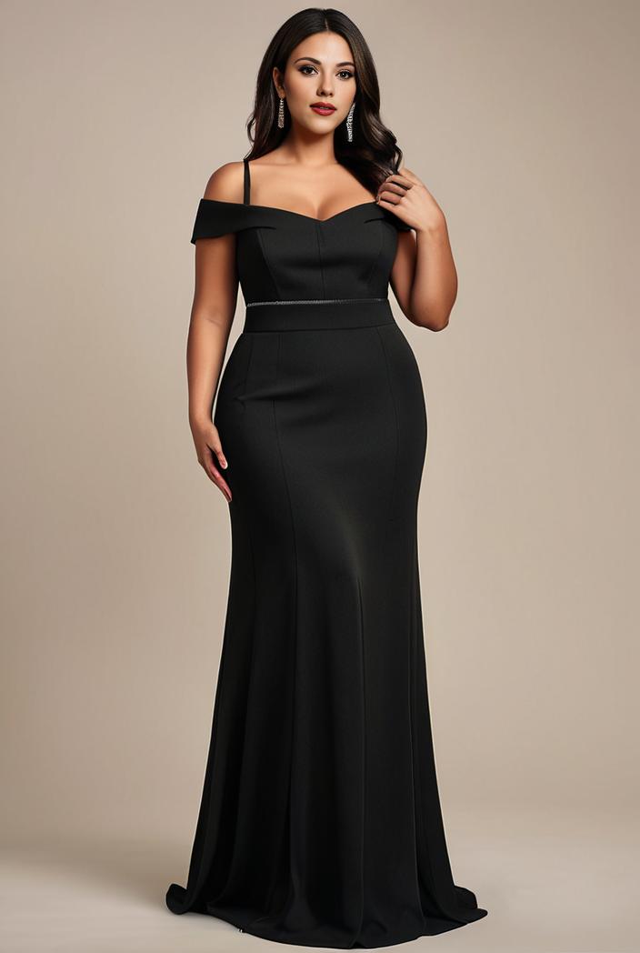stylish plus size bodycon deep v neck sequin evening dress 140068