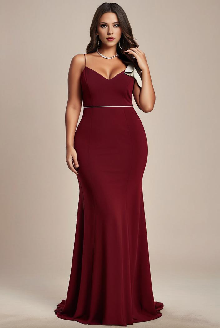 stylish plus size bodycon deep v neck sequin evening dress 140075