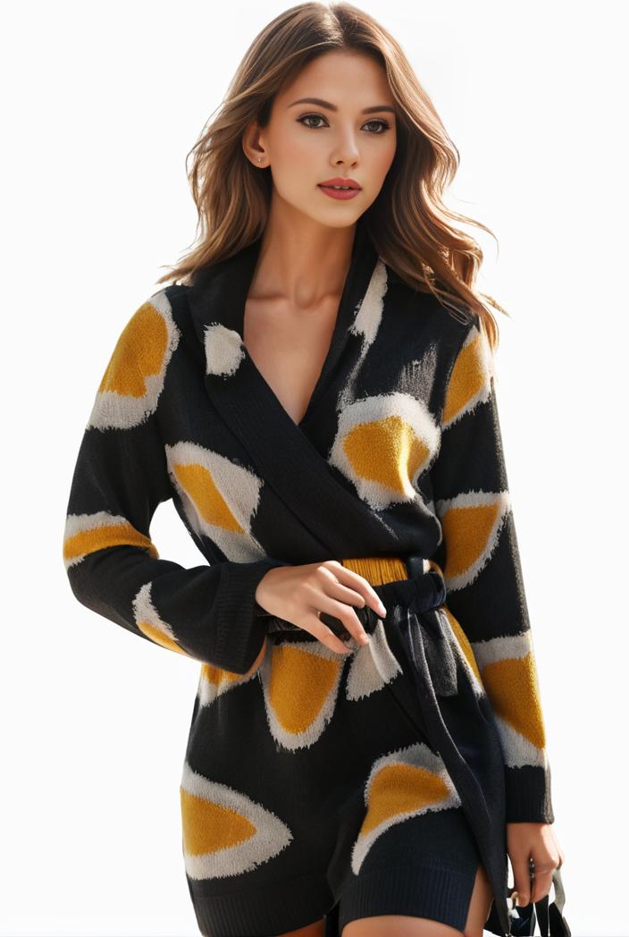 plus size halloween coat women s pus allover cat pumpkin print long sleeve open front medium stretch cardigan overcoat 117689