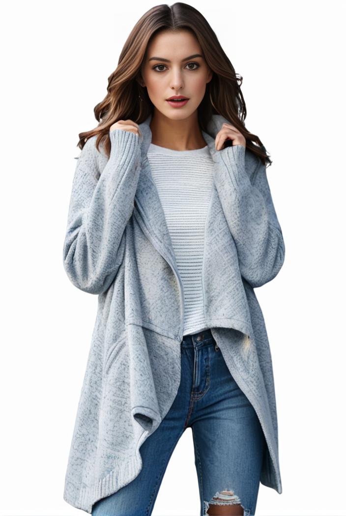 plus size casual sweater women s plus solid tassel trim long sleeve cowl neck high stretch jumper 147655