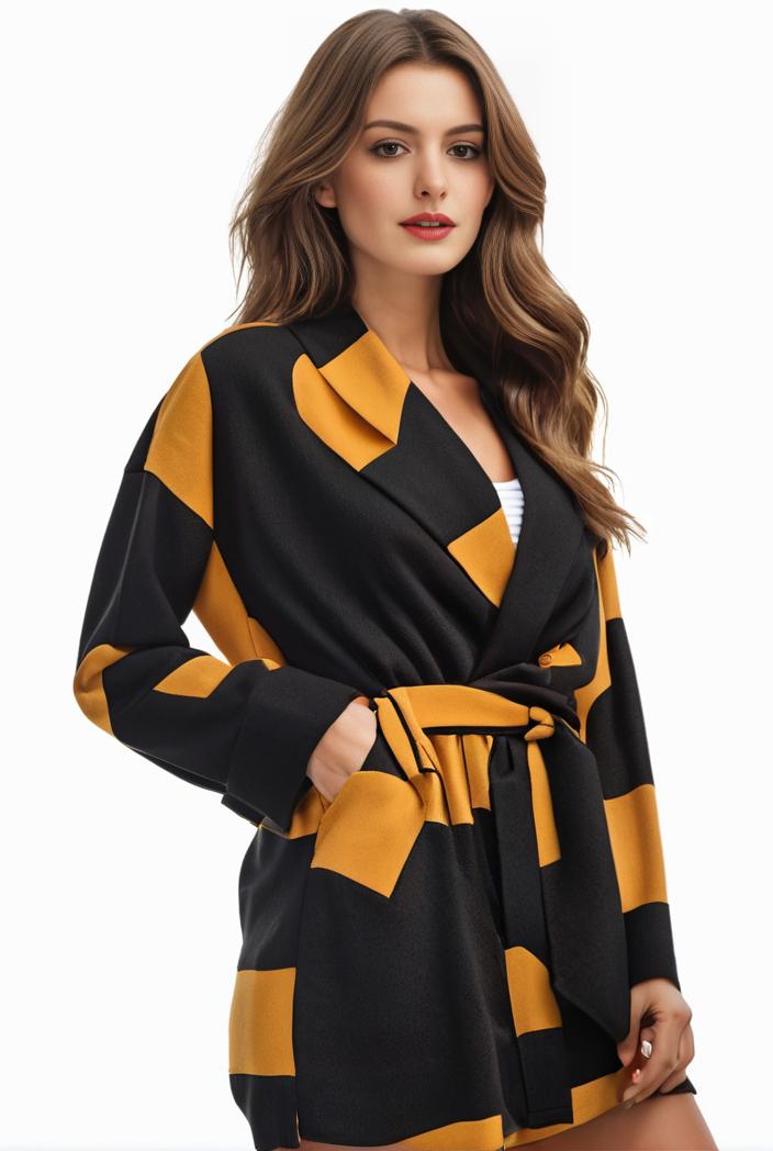 plus size halloween coat women s pus allover cat pumpkin print long sleeve open front medium stretch cardigan overcoat 148490