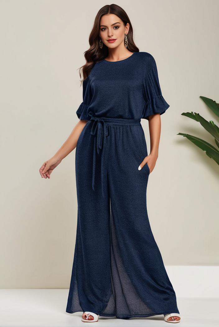 3 4 sleeve bodycon plunging back sequin evening dress 118738