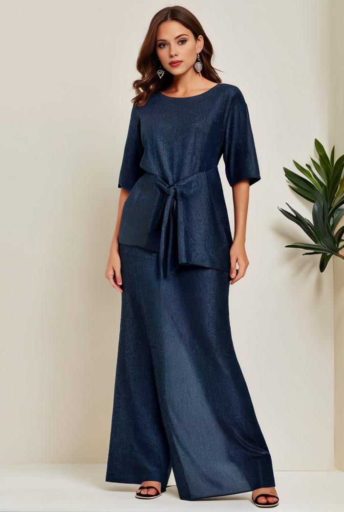 3 4 sleeve bodycon plunging back sequin evening dress 149245