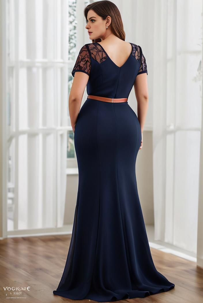 deep v neck sequin short sleeve high side front slit mother of the bride dress 120430