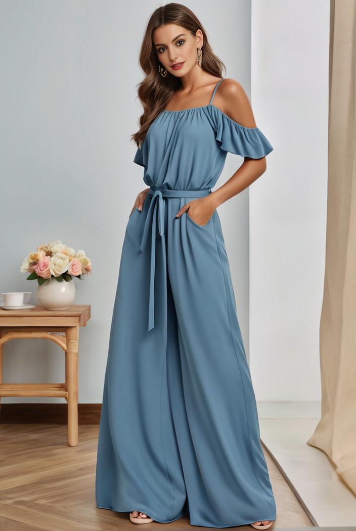 off shoulder spaghetti strap a line maternity dress 125546
