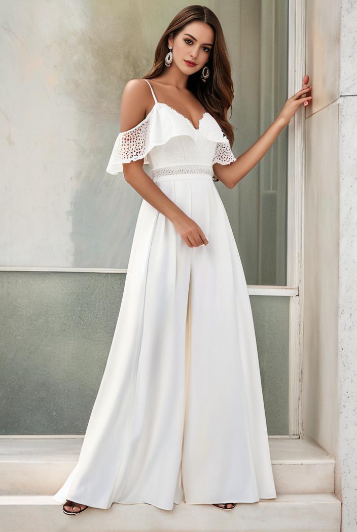 off shoulder spaghetti strap a line maternity dress 125556