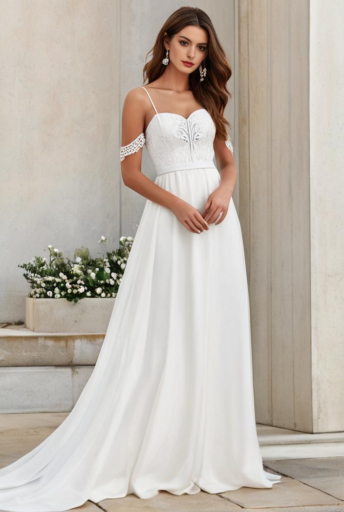 off shoulder spaghetti strap a line maternity dress 125558