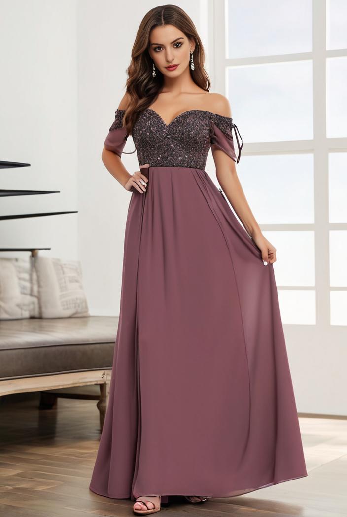 off shoulder spaghetti strap a line maternity dress 125586