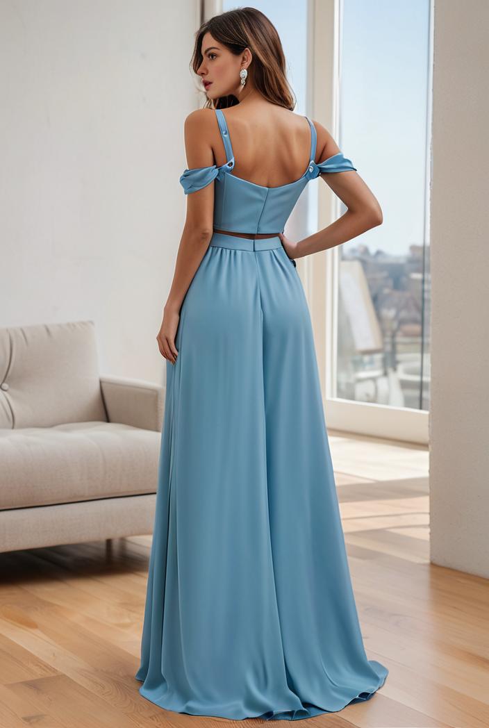off shoulder spaghetti strap a line maternity dress 125607