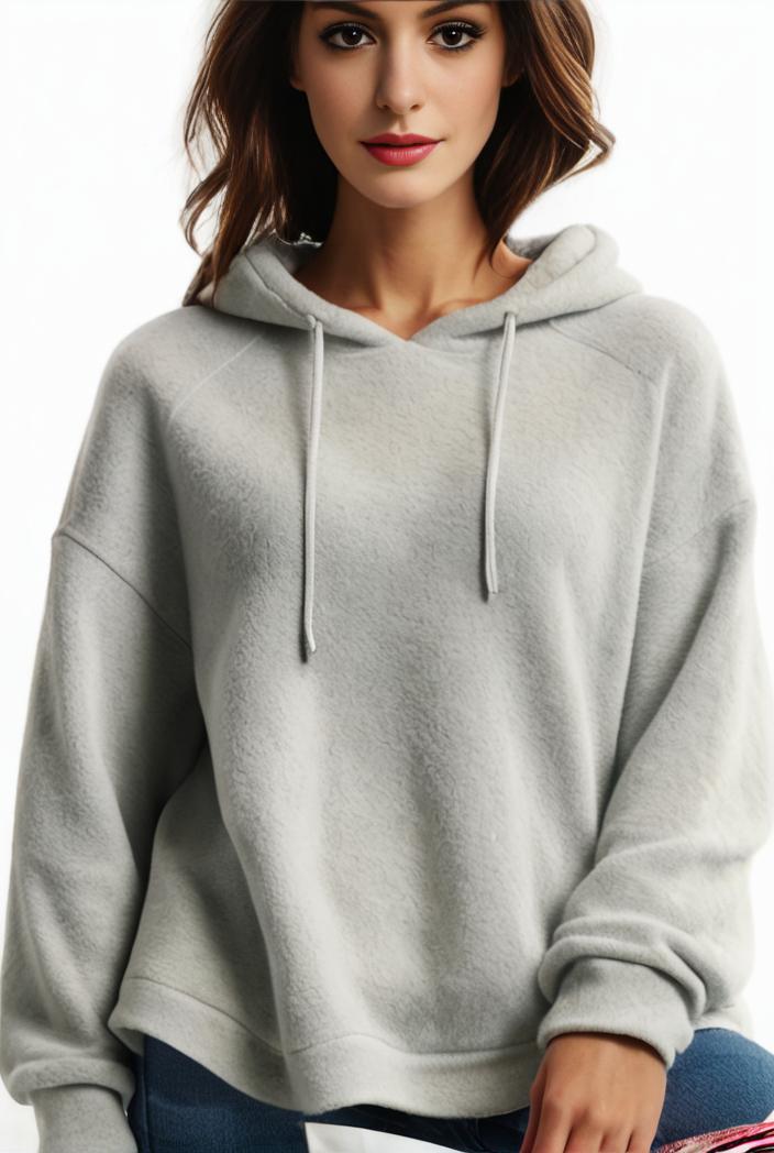 plus size casual hoodie women s plus solid ribbed long sleeve slight stretch hoodie drawstring sweatshirt 126879