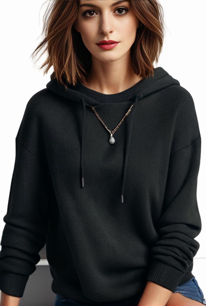 plus size casual hoodie women s plus solid ribbed long sleeve slight stretch hoodie drawstring sweatshirt 126887