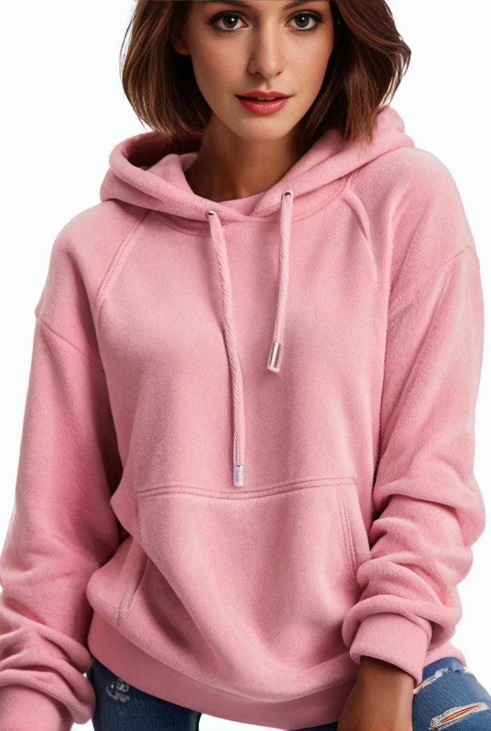 plus size casual hoodie women s plus solid ribbed long sleeve slight stretch hoodie drawstring sweatshirt 126890