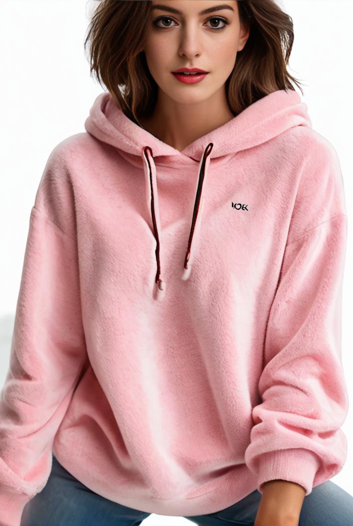 plus size casual hoodie women s plus solid ribbed long sleeve slight stretch hoodie drawstring sweatshirt 126897