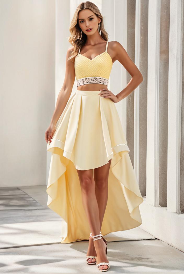 sleeveless v back tulle high low sequin appliques evening dresses 133601