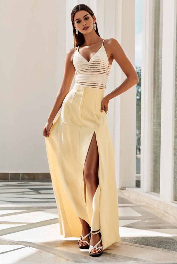 sleeveless v back tulle high low sequin appliques evening dresses 133603
