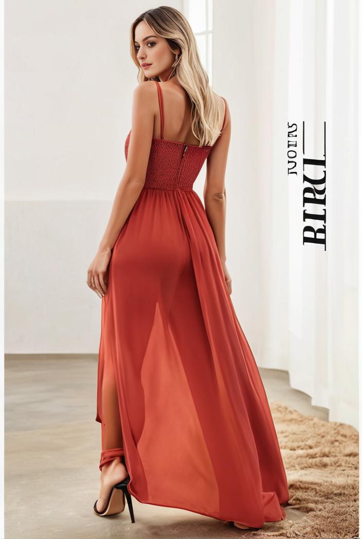 sleeveless v back tulle high low sequin appliques evening dresses 133643