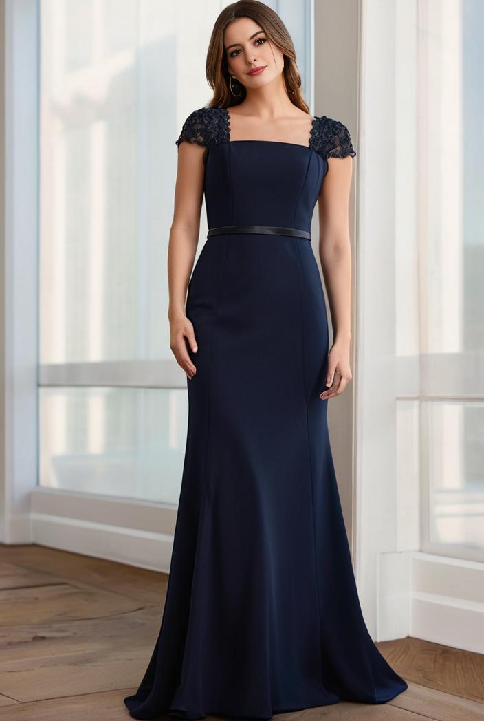 deep v neck sequin short sleeve high side front slit mother of the bride dress 139184