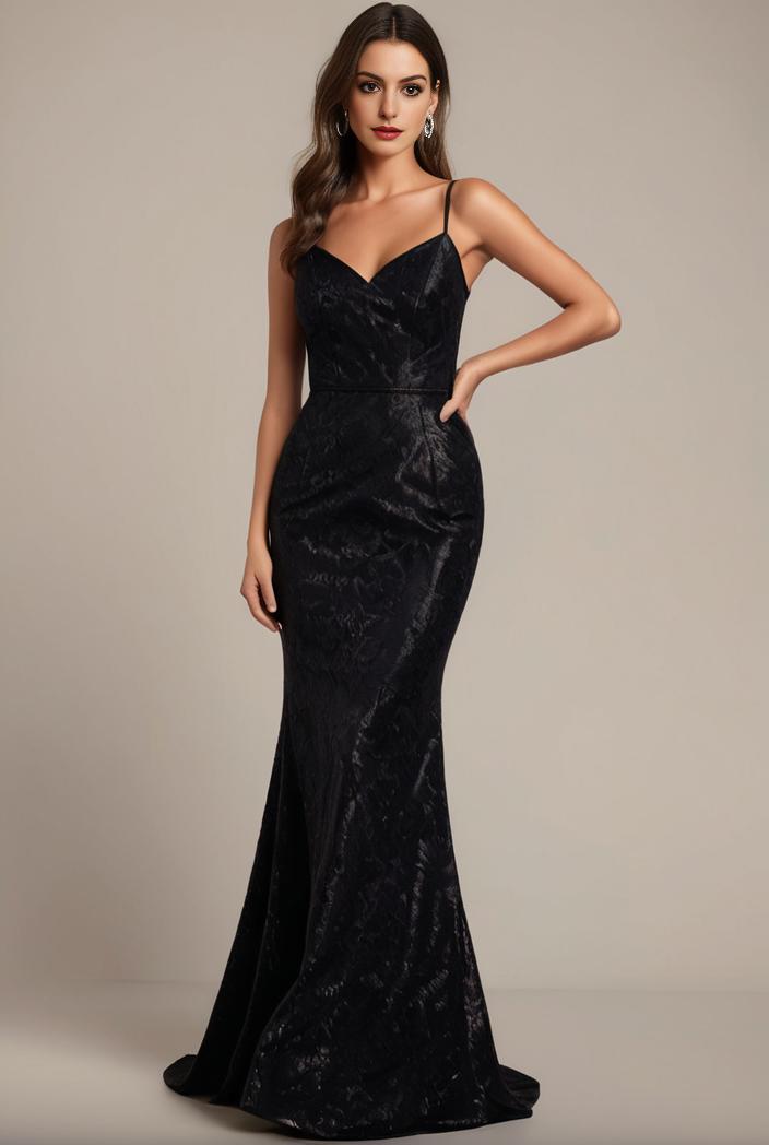 glitter spaghetti strap u veck open back bodycon stretchy evening dress 142689