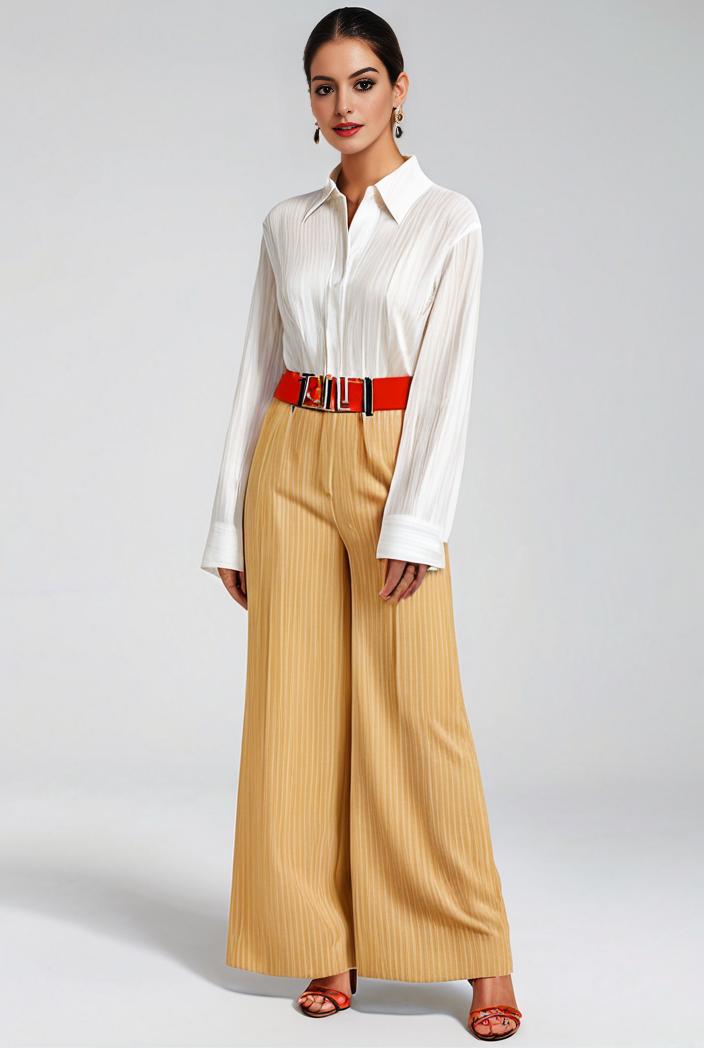 pleated high waist commuting temperament maxi dress 100738