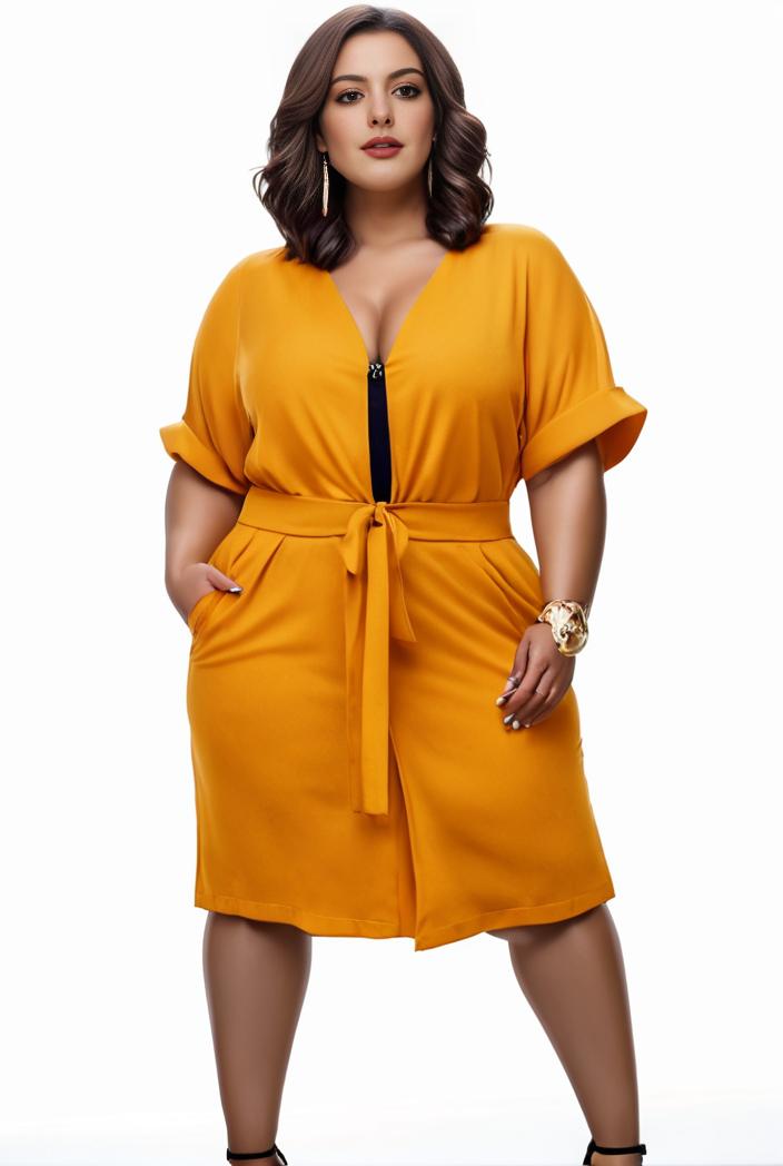 plus size faith letter print short sleeve midi dress with pockets women s plus slight stretch casual dress 147552